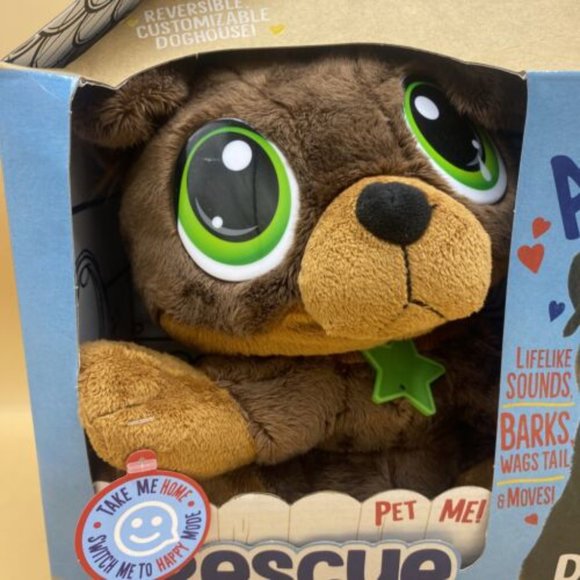 Little Tikes Rescue Tales Adoptable Pet Rottweiler Interactive Plush Pet Toy New - Picture 2 of 4